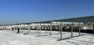 Copertura in ferro per il supporto di pannelli fotovoltaici a Genova