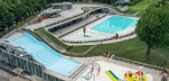 Opere in ferro per complesso sportivo con piscina a Sesto San Giovanni