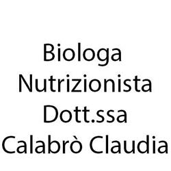 Biologa Nutrizionista Calabrò Claudia