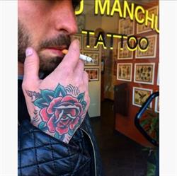 Fu Manchu Tattoo
