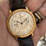 Eberhard & Co. Pre Extra-fort 1935 Chronograph 18kt Hinged Case