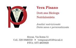 Biologa Nutrizionista Dott.ssa Vera Pisano