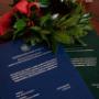 Tesi di laurea verde e blu