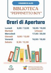 Biblioteca comunale di Ales "Peppinetto Boy"
