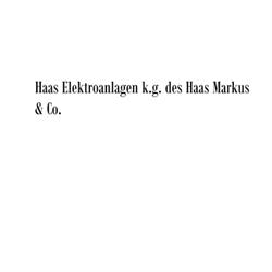 Haas Elektroanlagen K.G. Des Haas Markus & Co.