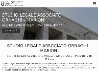 Sito di Studio legale Ornaghi Marioni