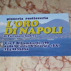 Pizzeria 'L'oro di napoli'Andrea Fortunato.