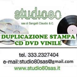 Duplicazione stampa cd vinili dvd - studio80sas