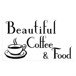 Beautiful coffee & food