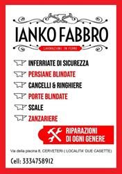 IANKO fabbro lavorazione FERRO