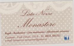 Lista Nozze Monastero