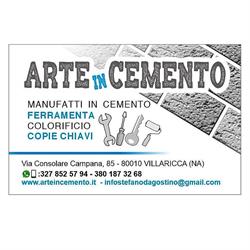 ARTE IN CEMENTO 1960 FERRAMENTA E COLORI
