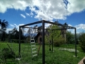 Gazebo in costruzione