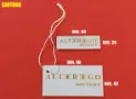 Kit cartellini con laccetto cotone ed etichetta tessuta per il Brand Alterego