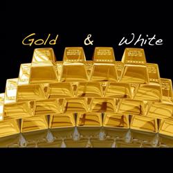 Café Gold & White