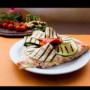 Trancio di pizza con verdure grigliate
