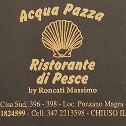 ACQUA PAZZA ristorante di Pesce