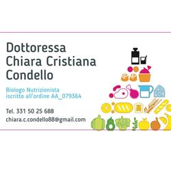 Dott.ssa Chiara C. Condello Biologa Nutrizionista