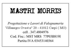 Mastri Morris Lavorazione Legno