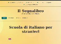 Sito di Scuola di italiano per stranieri \"Il Segnalibro\" di Elisabetta Pistilli