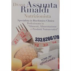 Dott.ssa Assunta Rinaldi Nutrizionista