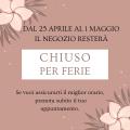 chiuso per ferie