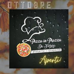 Pizza in piazza da Fichera