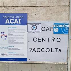 Centro raccolta caf patronato e sindacato Acai Melito