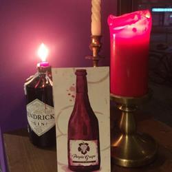 Purple grape wine and coffee shop