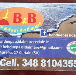 B & B due passi dal mare di Ceriale