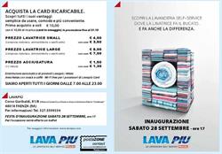 Lavapiù lavanderia self service