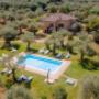 vista dall'alto di Villa Grazia