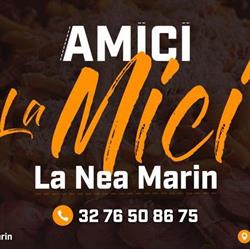 Terasa cu mici la nea Marin Magazin Alimentar Romanesc Caluso Negozio Rumeno