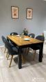 Tavolo moderno in massiccio di rovere "Frankfurt"