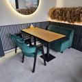 Tavolo da bar con gamba in metallo HoReCa