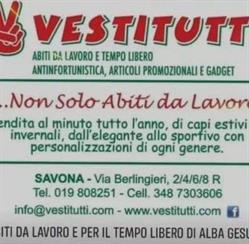 Vestitutti di Alba Gesuita Abiti da lavoro e per il tempo libero a Savona