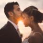 bacio al tramonto