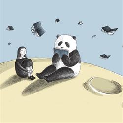 Un Panda sulla Luna