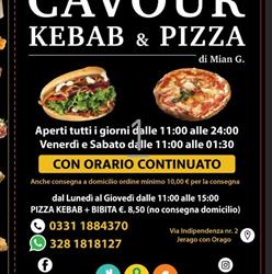 Cavour pizza kebab