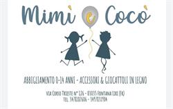 Mimì e Cocò - Abbigliamento neonato e bambini. Giochi in legno e accessori.