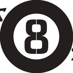 Eight Black Print