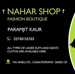 Nahar Shop Di Kaur Parmjit