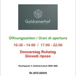 Restaurant Pizzeria Goldrainerhof