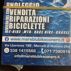 Mare Blu Bike Conero - Noleggio Bici muscolari, e-bike e pedalata assistita a Numana