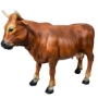 Mucca in resina per presepe