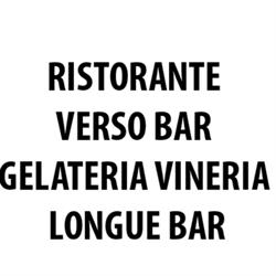 Ristorante Verso Bar Gelateria Vineria Lounge Bar