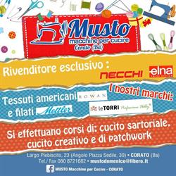 MUSTO Macchine per cucire NECCHI - BROTHER - BERNINA - JANOME - ELNA - PFAFF