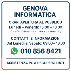 Genova Informatica – Assistenza e Riparazione Computer e Mac - Recupero Dati