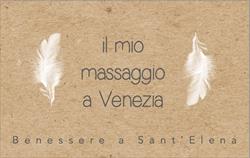 il mio massaggio a Venezia