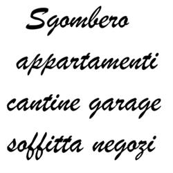 Sgombero appartamenti cantine garage soffitta negozi